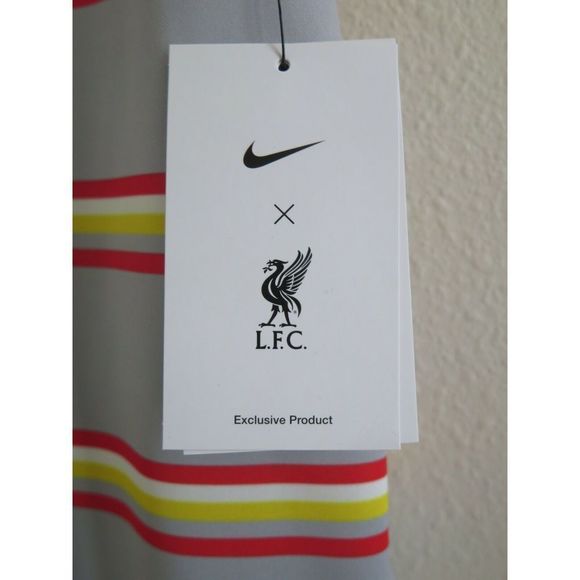 Nike DB7648-017 Women's Sz XL Gray Liverpool FC Pre-Match Soccer Jersey - Picture 3 of 7